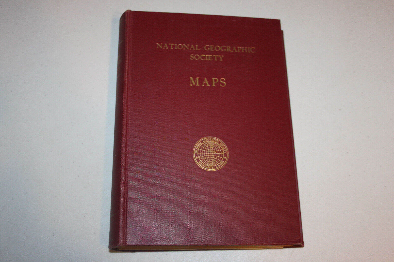 Vintage National Geographic Society Maps In Binder, 7 Maps From The 1940's,50's