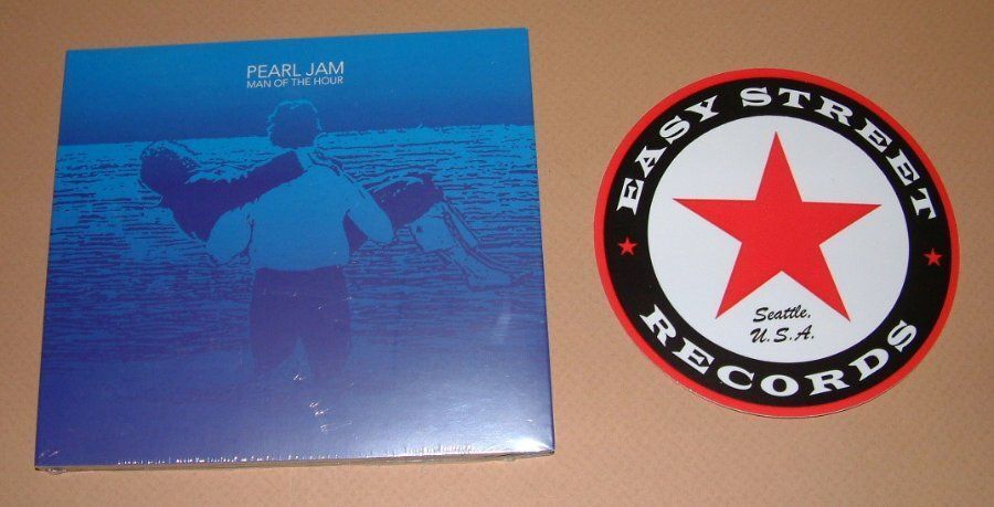 Pearl Jam Man of the Hour CD Single New Sealed Easy Street Sticker