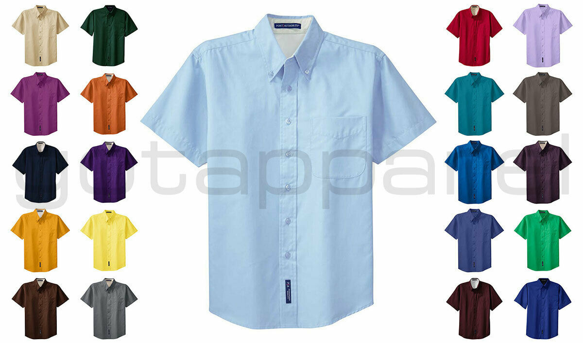Port Authority S508 Men's Short Sleeve Easy Care Pocketed Button Down Shirt
