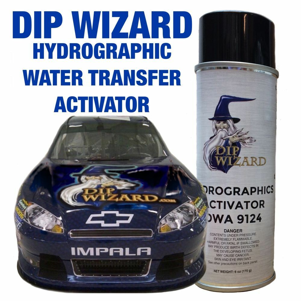 Hydrographic Film Activator 6oz Dip Wizard Aerosol Spray Can Hydrographic Hydro