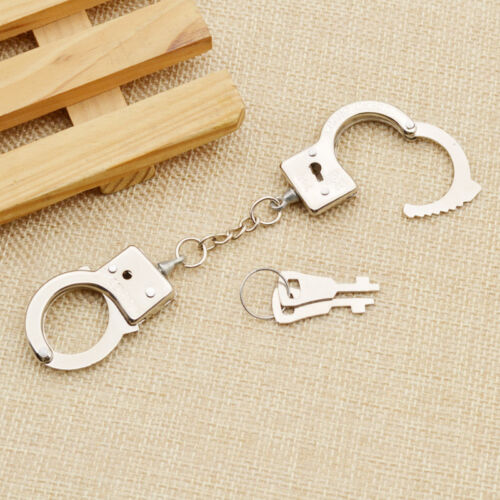 Metal Simulation Handcuffs With Key For Small Mini Miniature DIY Accessories