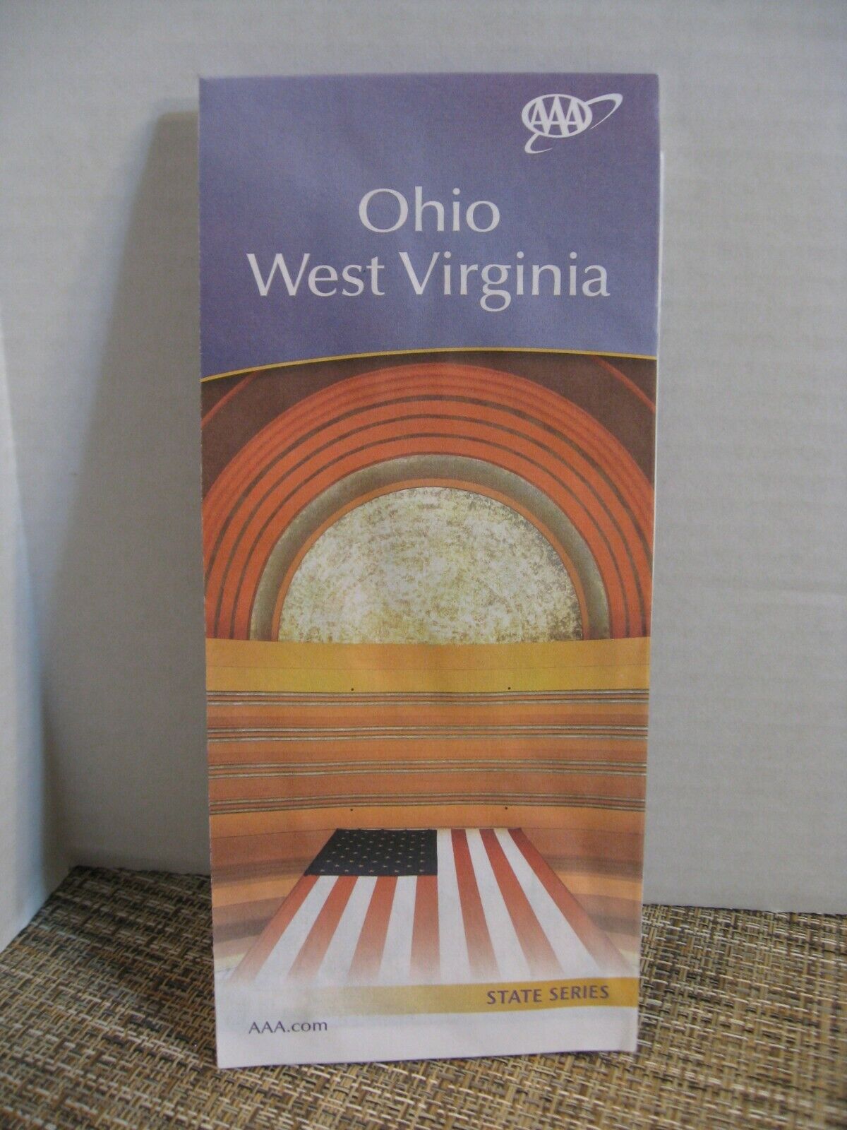 AAA Ohio - West Virginia Map - State Series - Road Map/ Highway Map - 2015