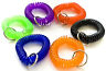 New Spiral Wrist Coil Key Chain Key Ring Holder Stretchable - 6 Color Available
