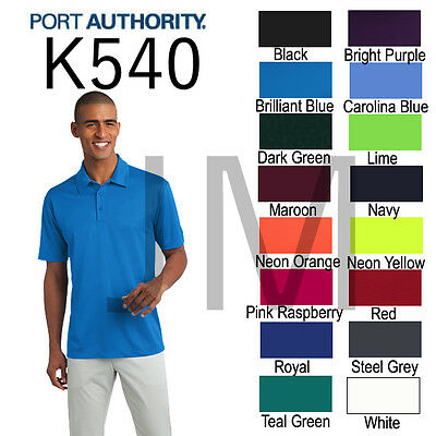 Port Authority K540 Mens Dri-fit Silk Touch Polo Xs-4xl Golf Shirt