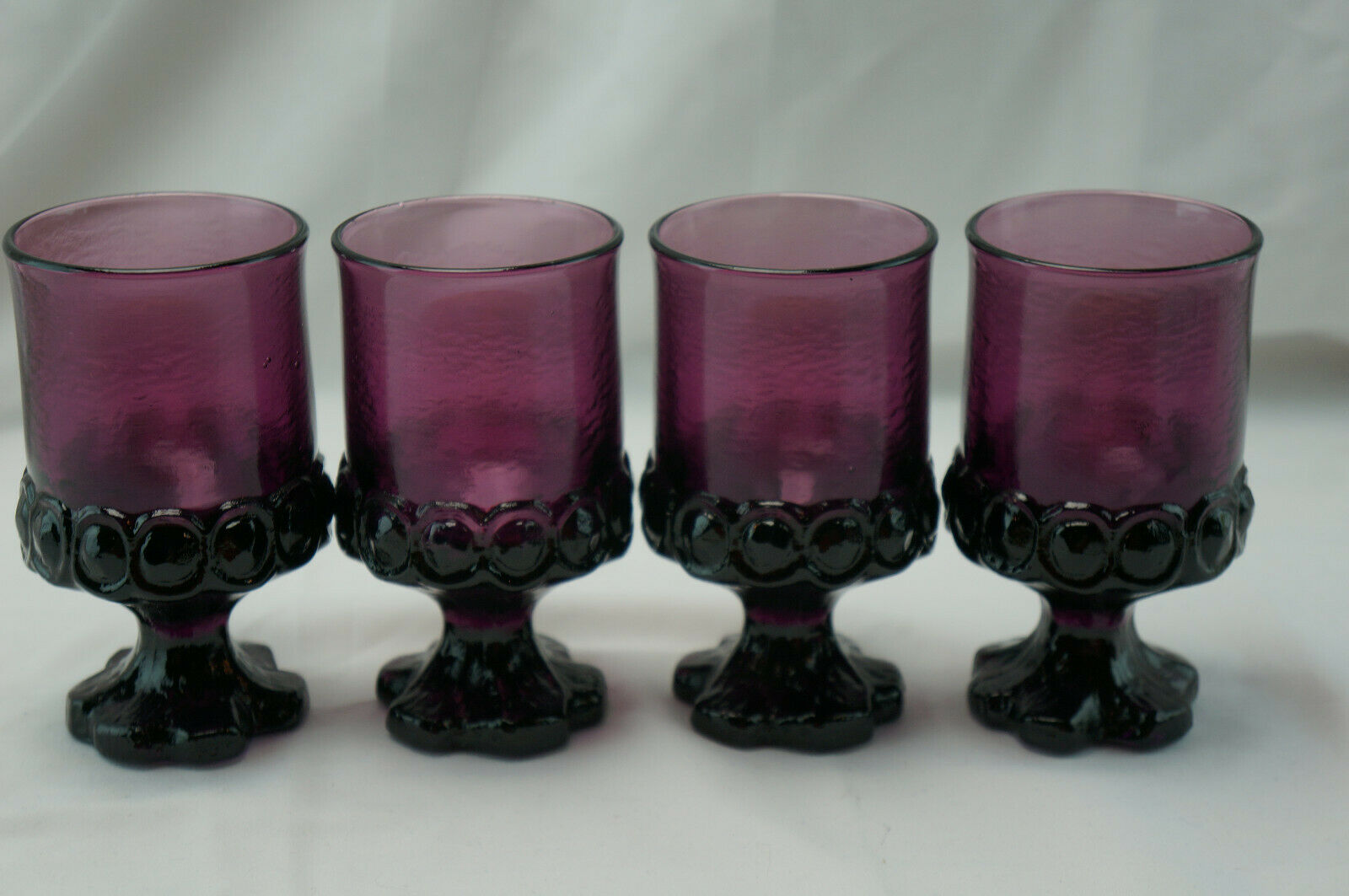 Franciscan Madeira Plum (4) Wine or Juice Glasses, 4 7/8