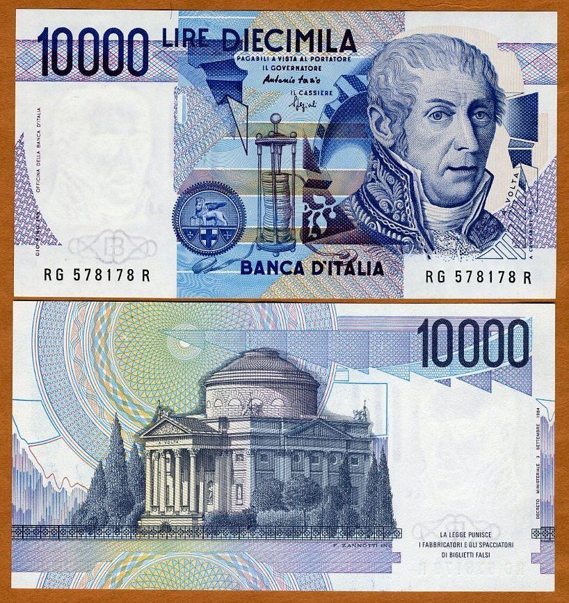 Italy, 10000 (10,000) Lire, 1984, P-112 (112c), Last pre-Euro, UNC