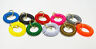 Spiral Flex Wrist Coil Key Chain W/ Brass Key Ring Hair Ring (3-pack)