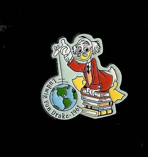 Old Disney Pin Countdown To The Millennium Series #39 Professor Ludwig Von Drake