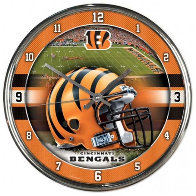 Wincraft 2790212 Clock - 12 in. Round - Cincinnati Bengals