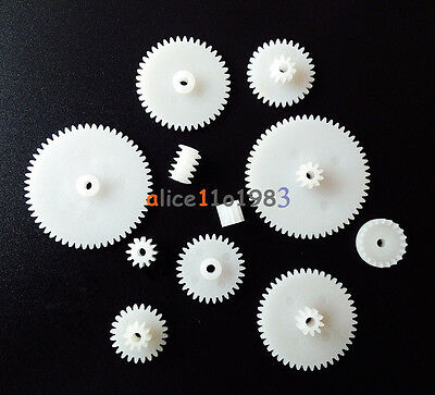 11 styles Plastic Gears All Module 0.5 Robot Parts for DIY Arduino