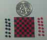 Dollhouse Miniature Checkers Board Game 1:12 One Inch Scale H62 Dollys Gallery