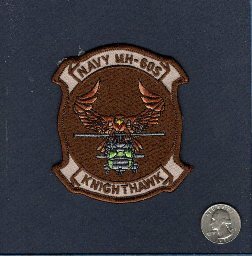 MH-60S H-60 KNIGHTHAWK US Navy Sikorsky Helicopter Desert Squadron Jacket Patch