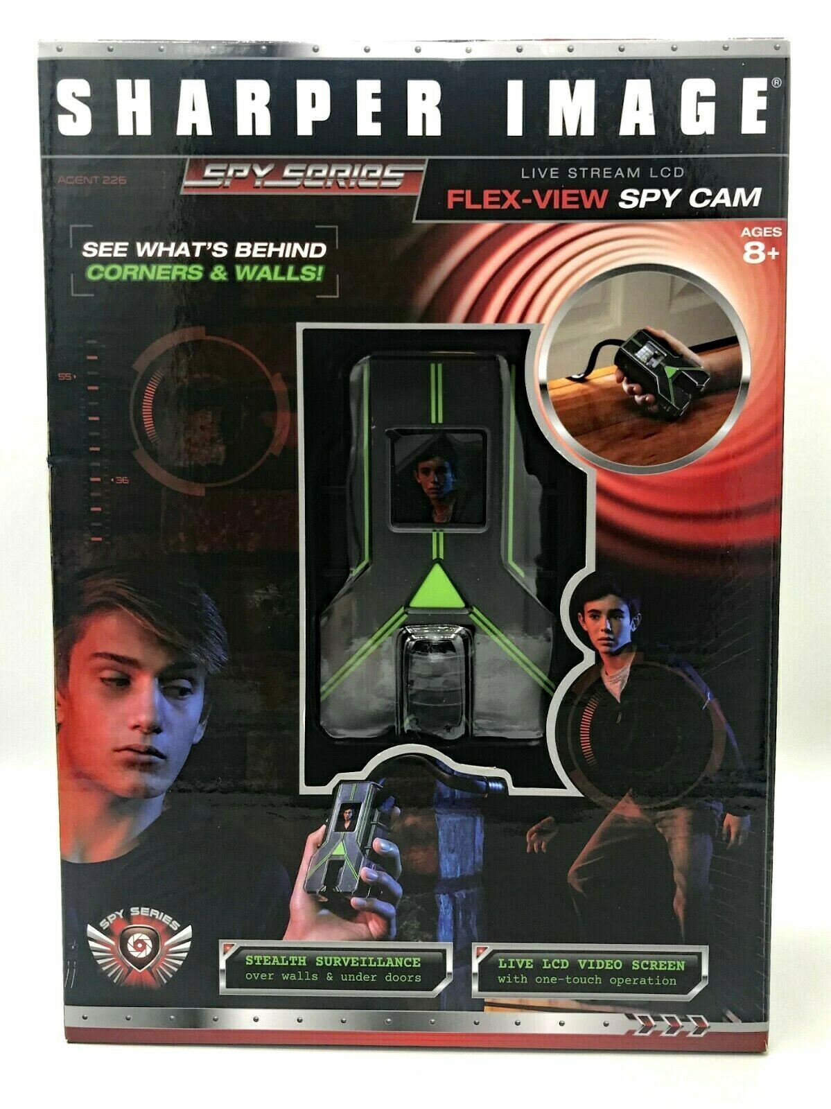 Spy Cam Sharper Image Spy Series Flex-view Camera Live Stream Lcd Ages 8+ Toy