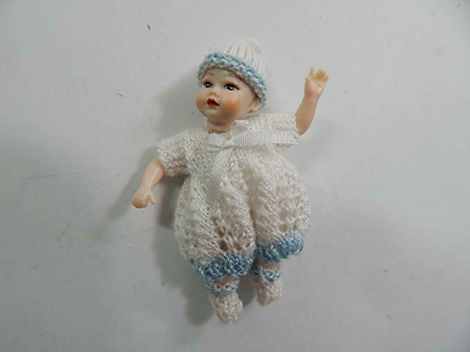 Heidi Ott  Dollhouse Miniature 1:12 Scale Baby 2" #xb044