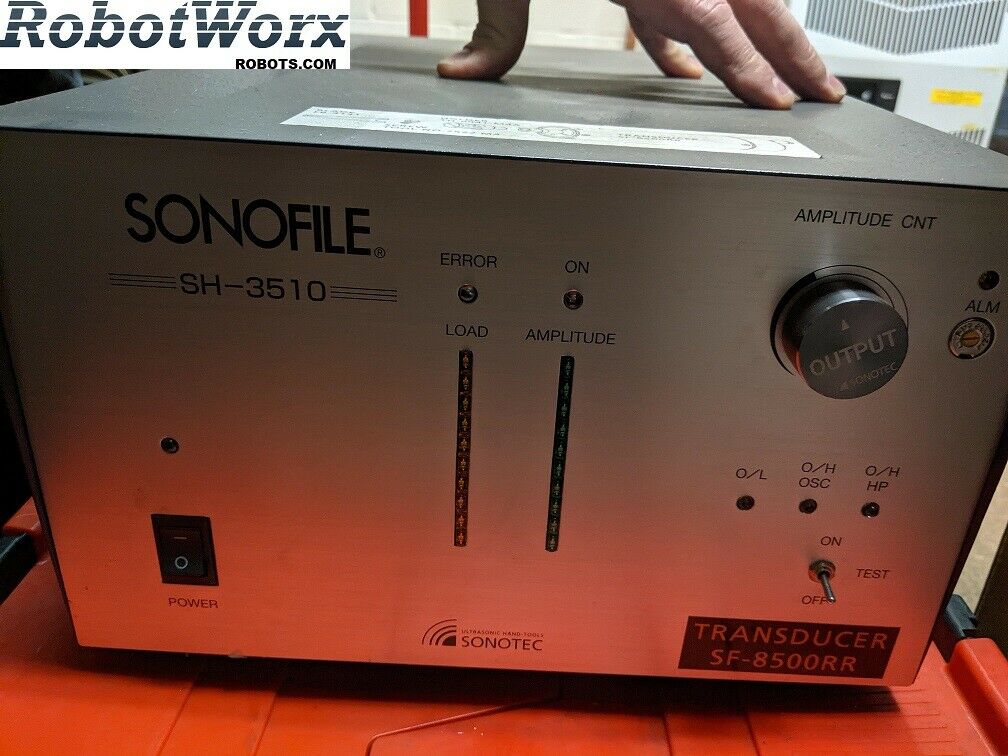 Sonotec Sonofile Ultrasonic Knife SH-3510 Transducer SF-8500RR