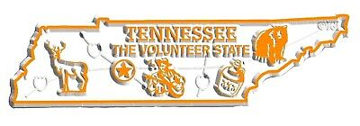 Tennessee The Volunteer State Map Fridge Magnet