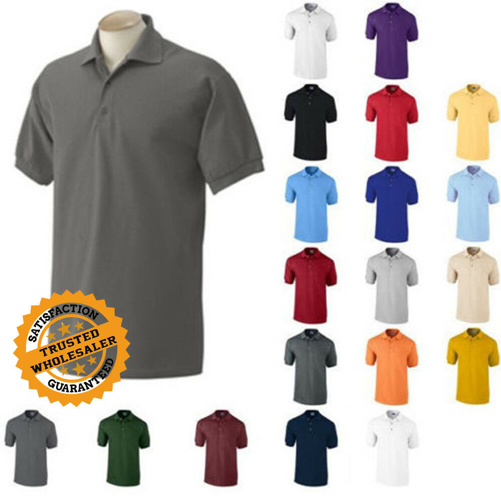 Gildan Dryblend Mens Polo Shirt Jersey T-shirt All Colors 8800 S-5xl Uniform