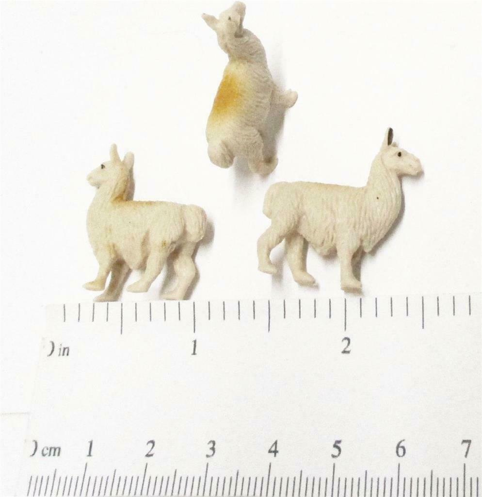 Dollhouse 3 Toy Llama Game Pcs 11963 Micro-mini Miniature