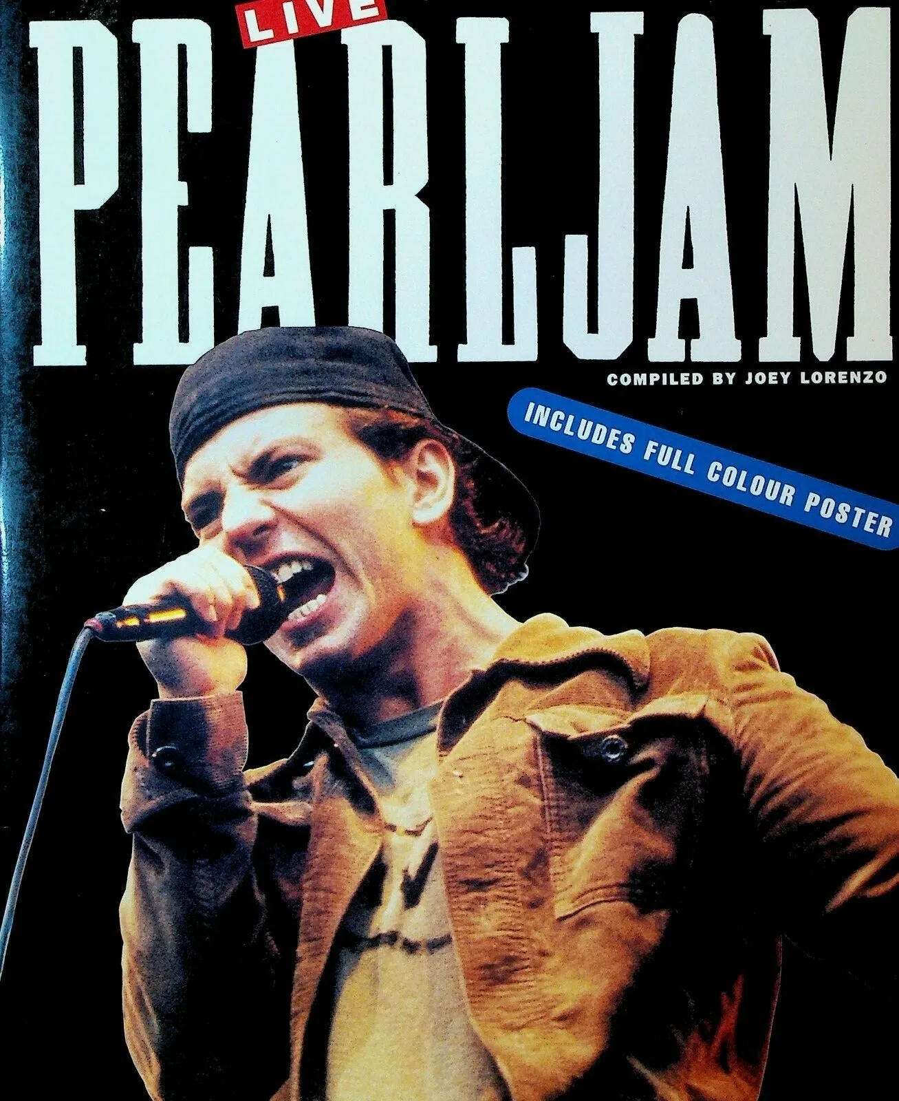 Live Pearl Jam by Joey Lorenzo SC Book 1994 Eddie Vedder