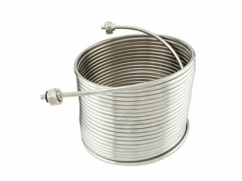 Nyb Stainless Steel Jockey Box Coil - 50' 5/16" I.d Stainless Steel Tubing
