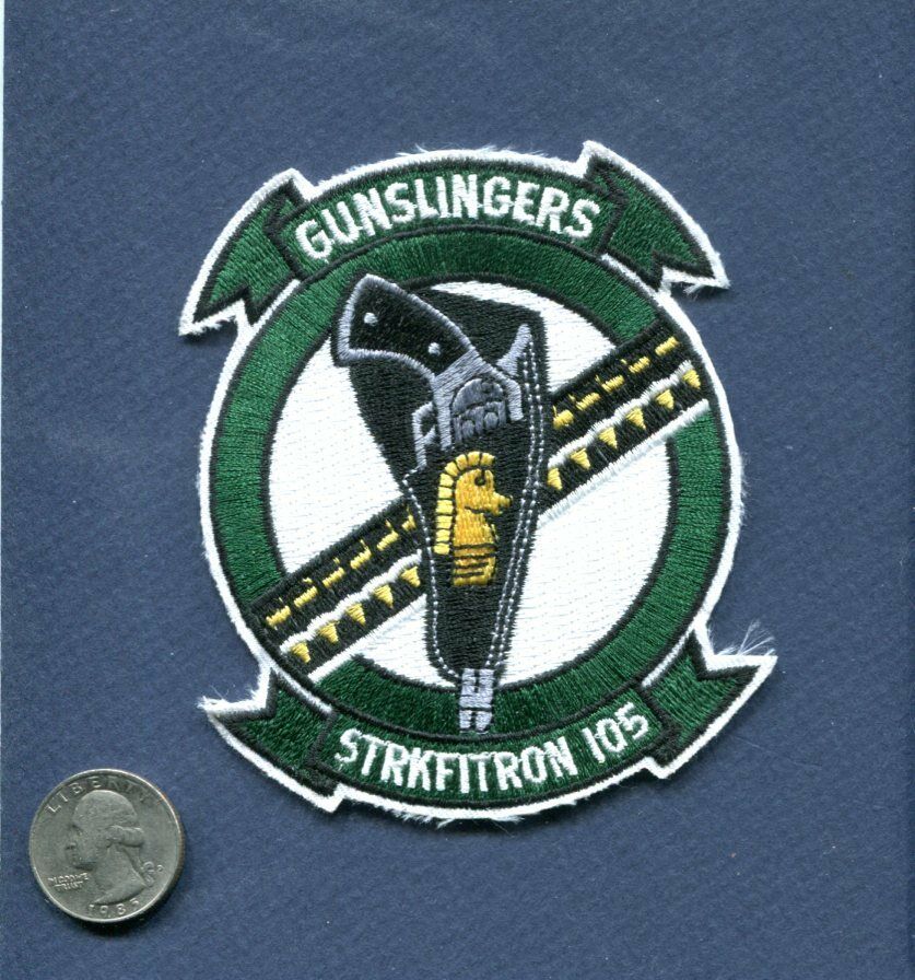 VFA-105 GUNSLINGERS F-18 HORNET US Navy Strike Fighter Squadron 4