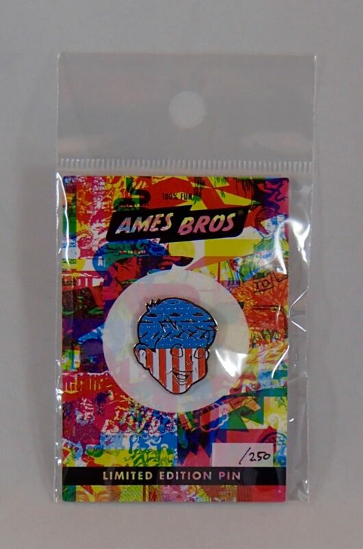 Ames Bros Ltd Ed. # Of 250 Pearl Jam 2003 D.c. Concert Poster Art Icon Pin Mint