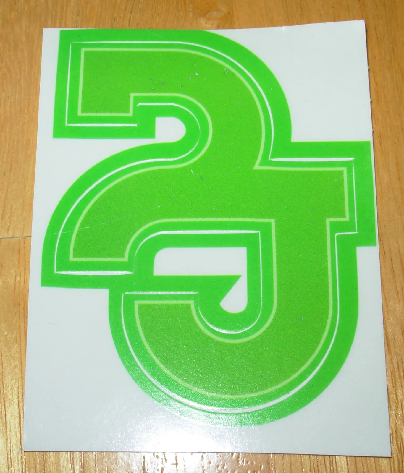 Pearl Jam Green Old School Pj Logo Sticker Not Cd Lp But Cool Classic