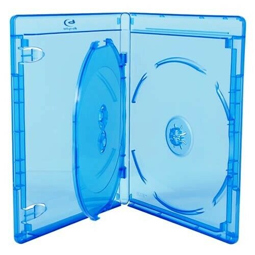 New Blu-ray Replacement 12mm 3-disc Blu-ray With Logo Premium Movie Case