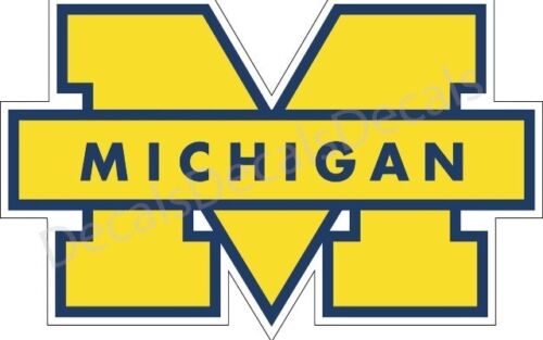 UM University Of Michigan Cornhole Board Decals/stickers Ex Large Choose Color!!