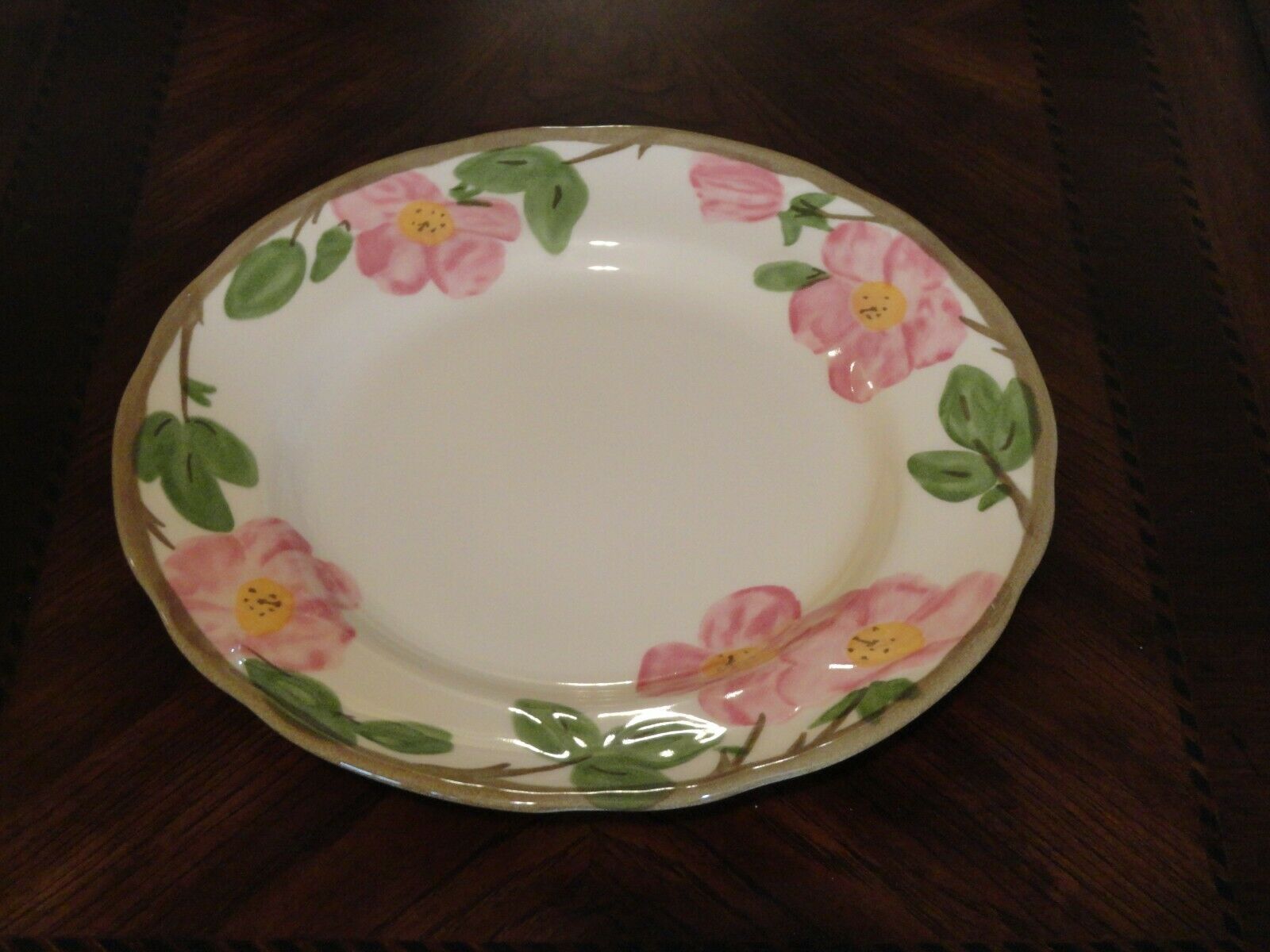1995 Franciscan Johnson Bros PLATE Authentic Hand Decorated DESERT ROSE England