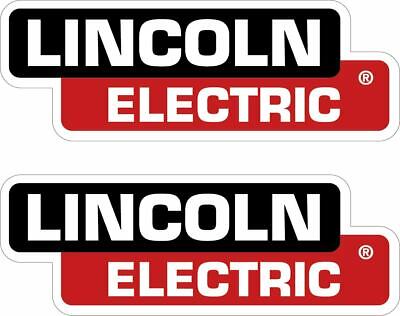 Pair Of (2) Lincoln Electric Decals 3x8.5 Replacement Welder Stickers P67
