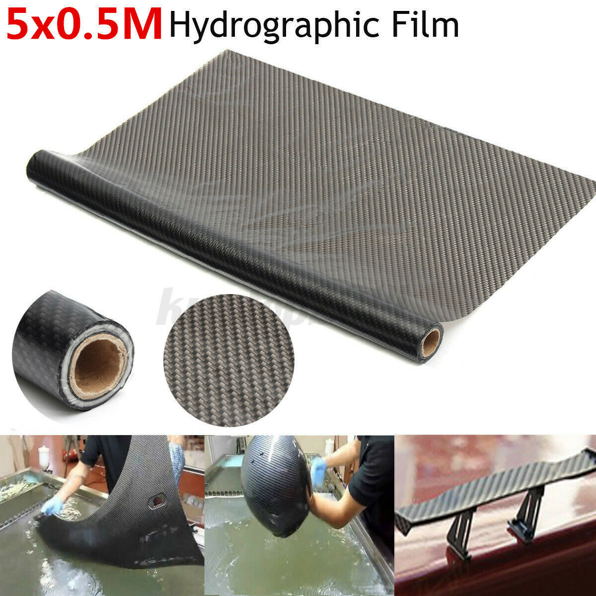 0.5 X 5m Carbon Texture Water Transfer Hydrodipping Film Fiber Hydro Dip Print