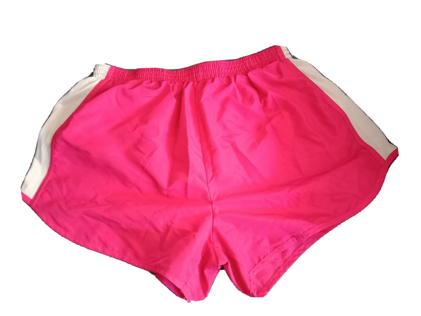 Imagin8 Women's Sport Shorts Size  Large Pink with white Mesh on sides