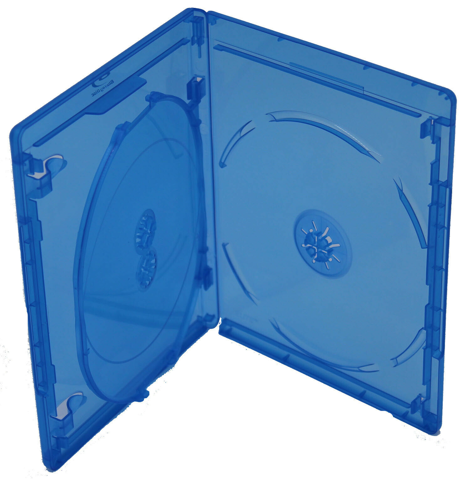 Bluray Replacement Cases 12mm 3 Disc Triple W/ Logo Premium Movie Storage Cases