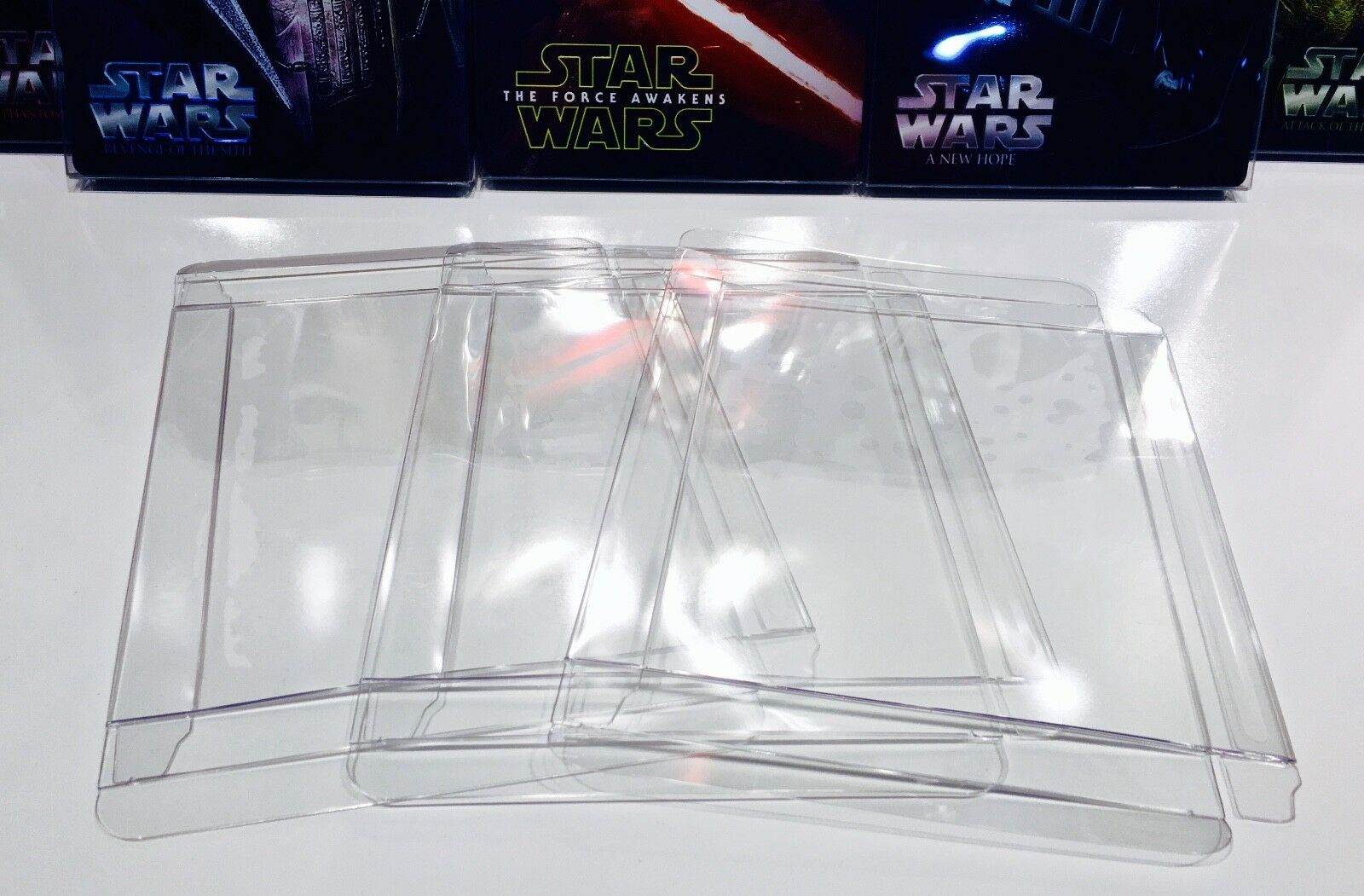 5 STEELBOOK Box Protectors / Protective Sleeves Clear Display Cases / Covers  G2